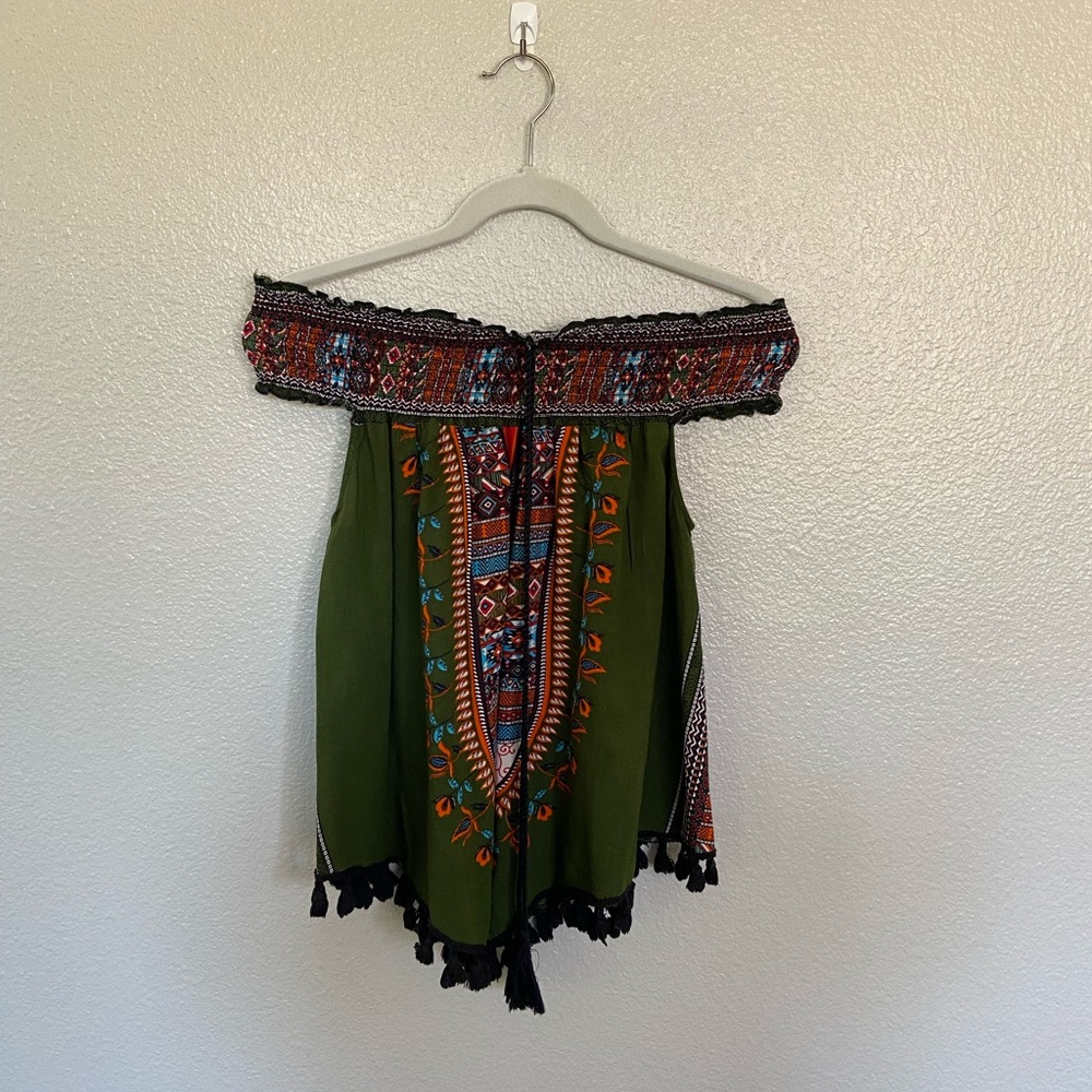 Off the shoulder blouse